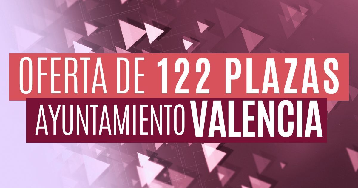 Oferta ayuntamiento de valencia 