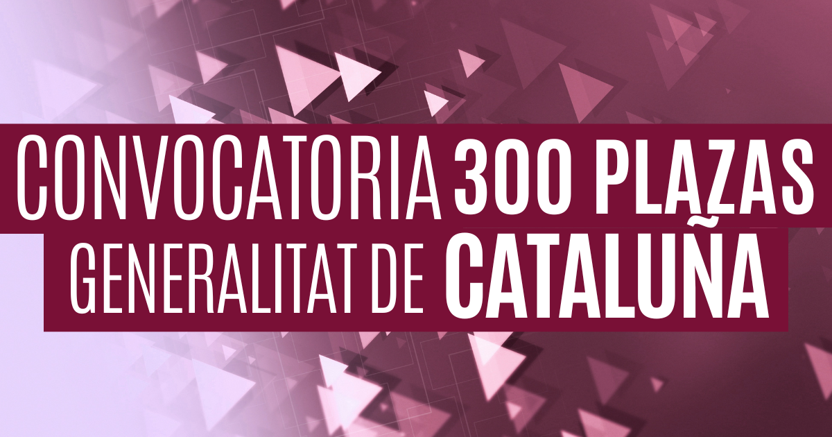 Convocatoria de 300 plazas de bombero Cataluña