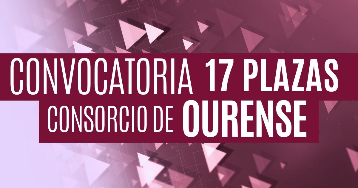 17 plazas bombero ourense